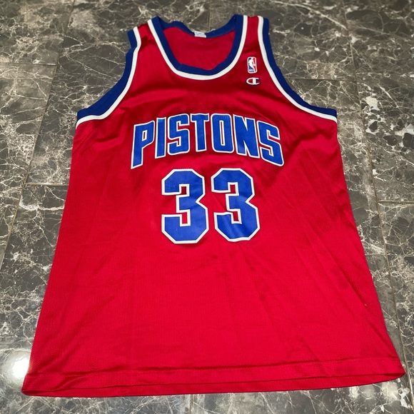 Champion Other - 🔴🔵🔴Mens Vintage Grant Hill Champion Detroit Pistons Jersey Size Large